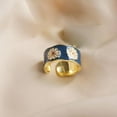 thumbnail image 4 of Adjustable Open Ring Daisy Flower Ring Unisex Ring Gift For Lovers, 4 of 7