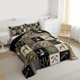 thumbnail image 4 of Manfei Jungle Duck Wildlife Full Size Comforter Sets, Western Camouflage Bedding Comforter Set, Rustic Hunting Theme Reversible Bedding Sets, Ultra Soft Bedroom Decor, 3pcs, 4 of 8