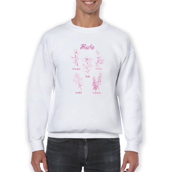 Herb Varieties. Sweatshirt Men -Ethan Harper Designs, Male Medium