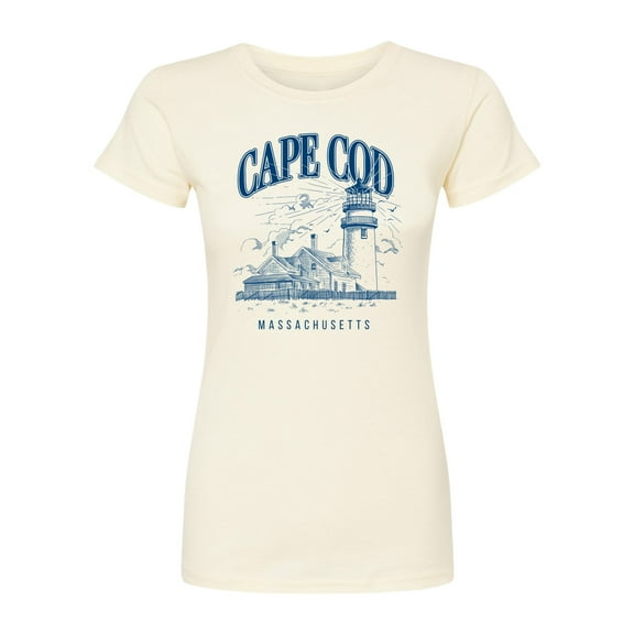 Instant Message - Cape Cod - Juniors Fitted Graphic T-Shirt