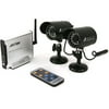 Astak CM-818C2 2.4GHz 2-Camera Set, Weatherproof, Night Vision, Indoor/Outdoor, Wireless, Receiver and Remote Control