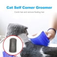 thumbnail image 3 of Linyer Cat Grooming Supplies Large Size Wall Mounted Pet Accessories Multi-Color Plastic Massage Brush Shop Hair Removal Comb Gray, 3 of 3