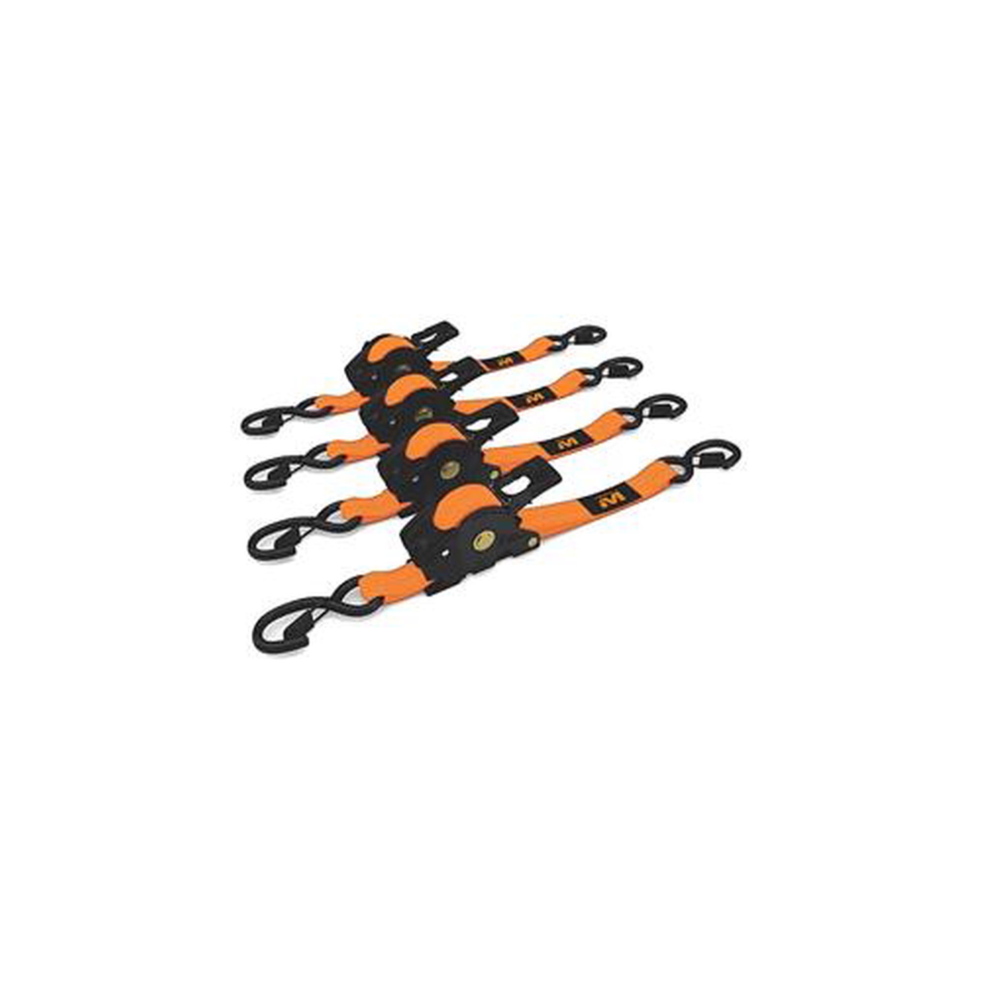 Muddy Retractable Ratchet Straps 1x10 4-Pack