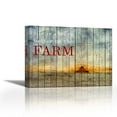 thumbnail image 1 of On the Farm I - Contemporary Fine Art Giclee on Canvas Gallery Wrap - wall décor - Art painting - 25 x 19 Inch - Ready to Hang, 1 of 2