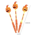 thumbnail image 3 of 1 Pack Halloween Party Favors, Light Up Pumpkin Spinner Wand with Music, Pumpkin Spinning LED Wand for Kids, Halloween Candy Student Reward Class Prize Holiday Birthday Gifts Party Favor Supply(B), 3 of 4