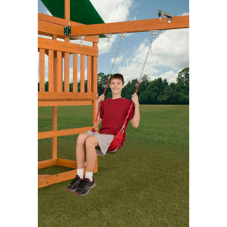 Creative Cedar Designs Ultimate Swing Seat w/Chains- Red