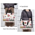 thumbnail image 6 of FORMRS 16" Laptop Bag Carrying Sleeve Case with Handle Travel Shoulder Briefcase, Christmas Penguin, 6 of 8