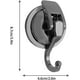 thumbnail image 2 of Window Suction Cups with Hooks, Wall Hook Suction Cup Hanger, Removable Glass Suction Cup Hanger, No Punch, Heavy Duty, for Window, Bathroom, Kitchen, Glass Door, 2 of 5
