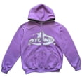 thumbnail image 2 of Ropa Sudadera con capucha extragrande retro con estampado de alquitrán Y2k treet Hip--púrpura-S oso de fresa Electrónica, 2 of 3