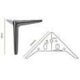 thumbnail image 2 of Cosmug Metal Furniture Legs Replacement Sofa Feet Modern Style Cabinet Chair Ottoman Couch Legs Silver Black Gold Coffee Table Dresser Tv Stand Diy Hardware Feet Floor Protectors 1 Footrest, 2 of 9