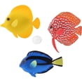 thumbnail image 1 of 3 Pack Luminous Artificial Fish for Aquarium Decoration, 1 of 3