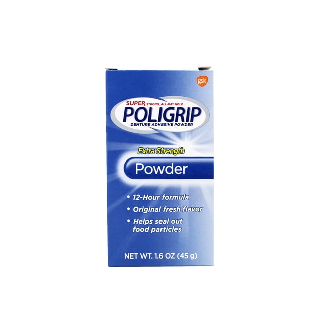 Adhesivo para dentaduras Glaxo Smith Kline Super Poligrip, 1 unidad