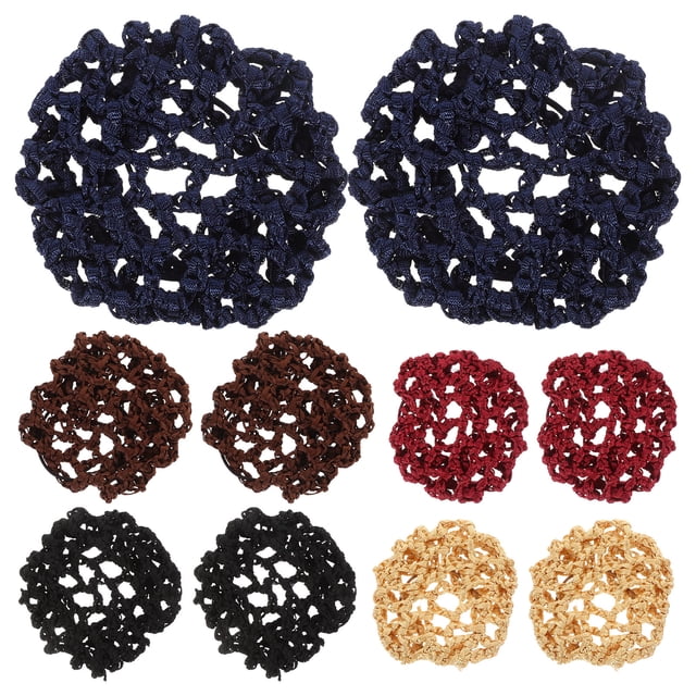 Miangastore Filet Élégant Brun Café pour Cosplayeurs Danses 10 Pcs 3.93x3.93x0.20 Po