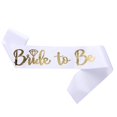thumbnail image 1 of Bachelorette Party Decoraciones Sash - Bride To Be - Decoraciones de despedida de soltera - Decoración de fiesta de compromiso - Faja para novia - Bachelorette Favor ER, 1 of 3