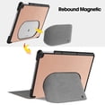thumbnail image 2 of SaniMore for Google Pixel Tablet Case, Auto Sleep/Wake Rugged PC Tri-Fold Kickstand [Support iPad 1st/3rd Pencil Charging]  Shockproof Protective Case for Women Men, Rosegold, 2 of 9