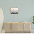 thumbnail image 2 of Stupell Docked Sailboats Harbor Reflection Landscape Painting Gold Floater Framed Art Print Wall Art, 2 of 6