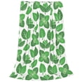 thumbnail image 2 of Vsdgher Green Leaves Ultra-Soft Micro flannel Blanket Throw Blankets for Couch Sofa, Bed (4 sizes)-50"x40", 2 of 7