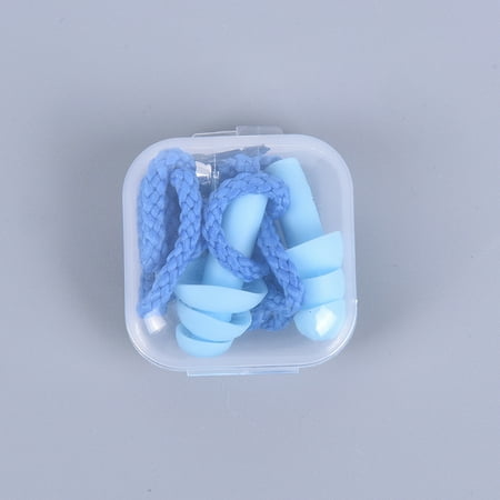 

MageCrux 1PC Silicone Ear Plugs Sleep Earplugs Noise Reduction Swimming Earplugs With Rope