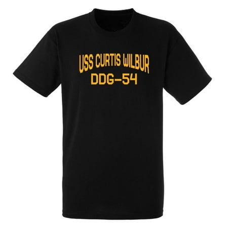 

USS Curtis Wilbur DDG-54 Arleigh Burke Destroyer Naval Warship Short Sleeve Tee Shirt
