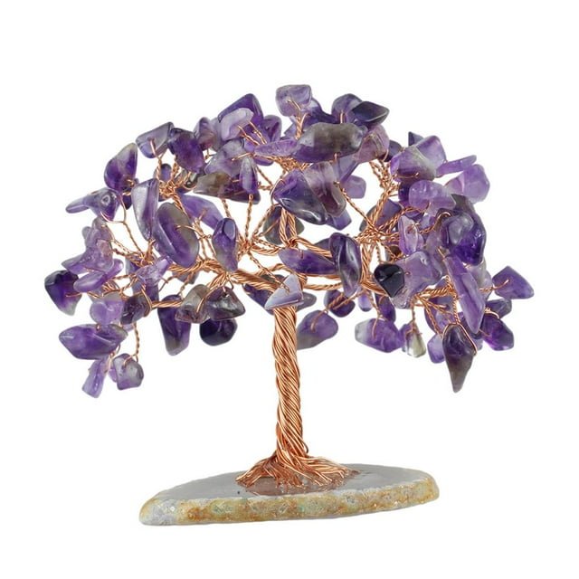 lionlar Gemstone Crystal Tree Bonsai Feng Shui Decor