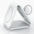 thumbnail image 5 of 15w Apple Magsafe Magnetic 3 In 1 Foldable Wireless Charger Phone Stand, 5 of 5