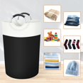 thumbnail image 2 of Household Toy Storage Bag Bedroom Fabric Storage Basket Foldable Laundry Organiser with Handle for Bathroom Bedroom, 2 of 4