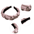 thumbnail image 3 of Diademas para mujer Diademas trenzadas de terciopelo Diademas de moda Accesorios para el cabello entrecruzados, 3 of 5