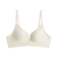 thumbnail image 2 of Byworldtasic Womens Seamless Wireless Bra V‑Neck Soft Smooth No Underwire Bra Adjustable Straps Everyday Bralette, 2 of 7