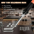 thumbnail image 2 of Soldering Iron, 60W 110V Adjustable Temperature Soldering Iron Pen, Portable Welding Tool, Fast Heating, for Electronic Repair, Jewelry, DIY, 2 of 5