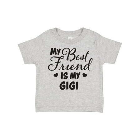 

Inktastic My Best Friend is My Gigi with Hearts Gift Toddler Boy or Toddler Girl T-Shirt