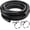 Black-1.5", variant on Flexible PVC Pipe ID1.5" Black PVC Pipe,ID1.5" x50 feet Pool Hose,Spa Hose Tubing for Koi Ponds, Pond Tubing,Irrigation and Water Gardens,With 2PCS Stainless Steel Clamps