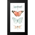 thumbnail image 2 of Parker, Jennifer Paxton 9x14 Black Modern Framed Museum Art Print Titled - Summer Butterflies I, 2 of 5