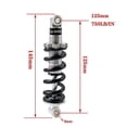 thumbnail image 1 of Amortiguador trasero para minimoto ATV, quad, scooter eléctrico de bolsillo de 47 cc y 49 cc, 100, 125, 150, 160, 170, 180, 190 y 210 mm, s202412242198, 1 of 5