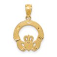 thumbnail image 1 of Charme Claddagh en Or Jaune 14K, 1 of 2