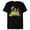 Black, variant on Rocket Raccoon and Groot Toony Have a Super Birthday - Short Sleeve Blended T-Shirt for Adults - Customized-Yellow