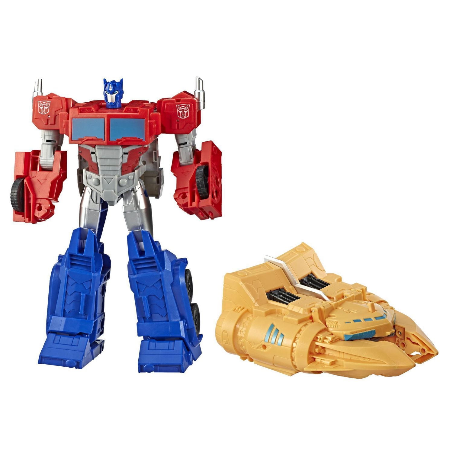 Transformers Toys Cyberverse Spark Armor Ark Power Optimus Prime Action Figure - Combines with Ark Power Vehicle to Power Up - For Kids Ages 6 and Up, 12-inch