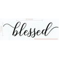 thumbnail image 5 of Kitchen Décor Blessed Cursive Elegant Wall Decals Stickers Art 23x7-Inch Black, 5 of 5