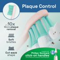 thumbnail image 2 of Cabezales de repuesto para cepillos de dientes Brushmo Plaque Control x8, color rosa, 2 of 6