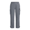 thumbnail image 6 of Xdegoge Hiking Cargo Pants for Women Quick Dry Lightweight Outdoor Trousers Elastic Waist Athletic Activewear Bottoms, 6 of 8