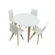 thumbnail image 4 of Silla de mesa para casa de muñecas,Juego de mesa y sillas de comedor en miniatura para casa de muñecas,Juego de mesa y sillas con muebles en miniatura para juegos de simulación,Muebles en, 4 of 9
