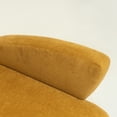 thumbnail image 4 of Noble House Jordon 28" Velvet Upholstered Accent Lounge Chair with Birch Legs, for Living Room, Brown Yellow, 4 of 7