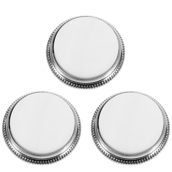 ROSENICE 3Pcs Trumpet Accessories Parts Zinc Alloy Trumpet Valve Caps for Key Accuracy Improvement