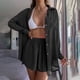 thumbnail image 1 of Conjunto de traje de baño para mujer, bata holgada para playa, protección solar, informal, para vacaciones, chal, 1 of 5