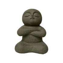 Hi-Line Gifts Lucky Japanese Jizo Outdoor Garden Statue - 13.75"
