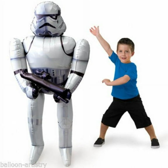 70" Star Wars Classic STORMTROOPER Air Walker Airwalker Children's Party Foil Airwalker Balloon