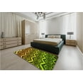 thumbnail image 4 of Ahgly Company Indoor Square Patterned Pistachio Green Area Rugs, 5' Square, 4 of 6