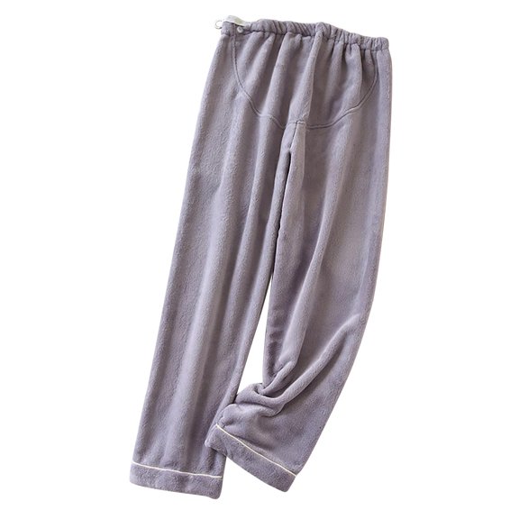 Hrsba Womens Pajama Pants,Thick Warm Maternity Sleepwear High Waist Comfortable Home Pants