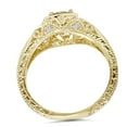 thumbnail image 2 of Pompeii Emery 5/8Ct Vintage Genuine Diamond Engagement 14K Yellow Gold (H/I,I1), 2 of 3