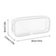 thumbnail image 3 of Bolsa transparente para almacenamiento en estuche de PVC | Organizador de papelería con cremallera de gran capacidad | PVC ligero y blando | 20x3,5x8cm | Portaequipajes de oficina, maquillaje y, 3 of 8