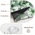 thumbnail image 6 of Small Round Rug 3Ft Washable Non-Slip, Green Blooms Floral Circle Area Rugs for Living Room Bedroom, Farmhouse Spring Flowers Botanical Indoor Floor Mats Carpet Runner for Home Decor, 6 of 8